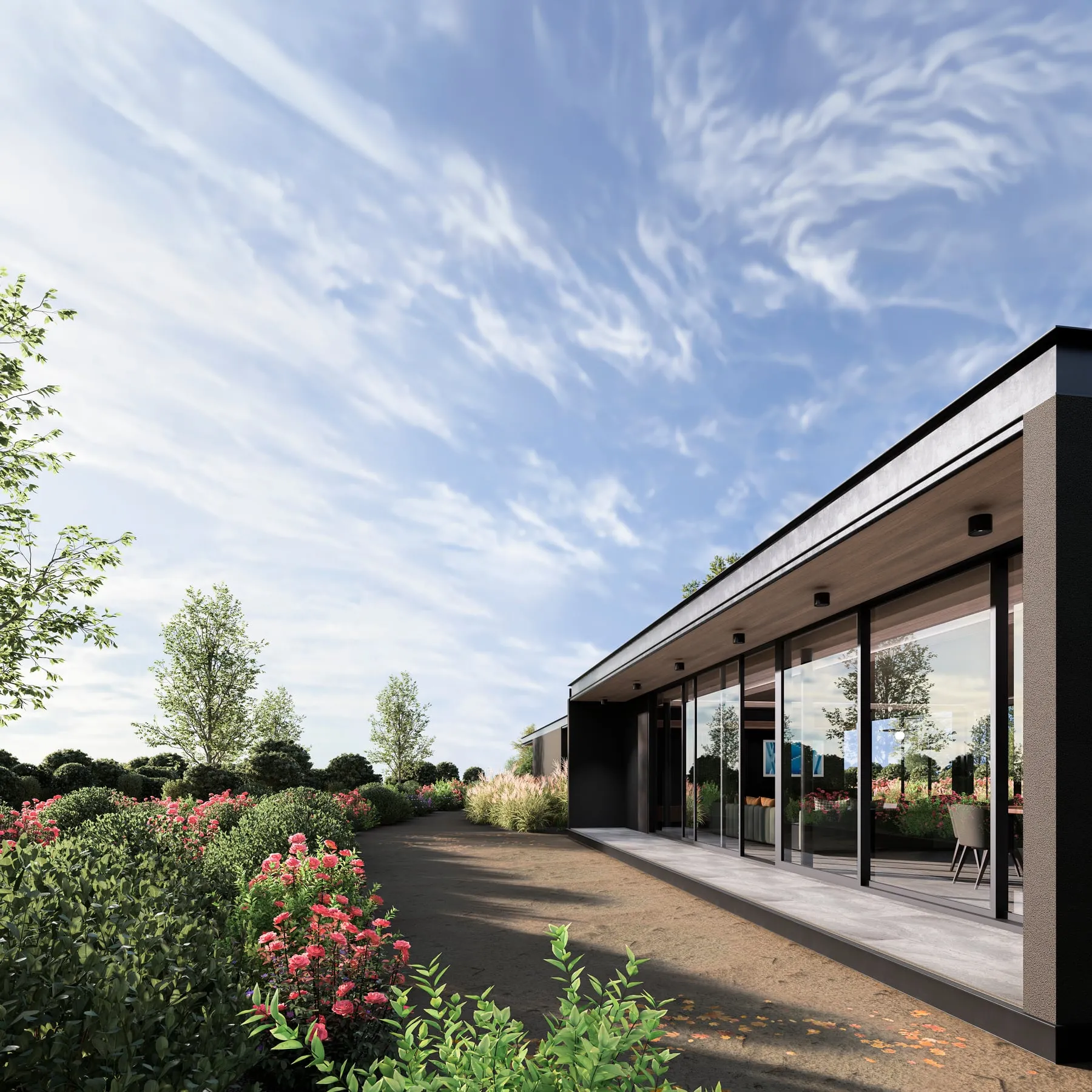 Render arquitectónico Casa Jl · Moreno·Sosa