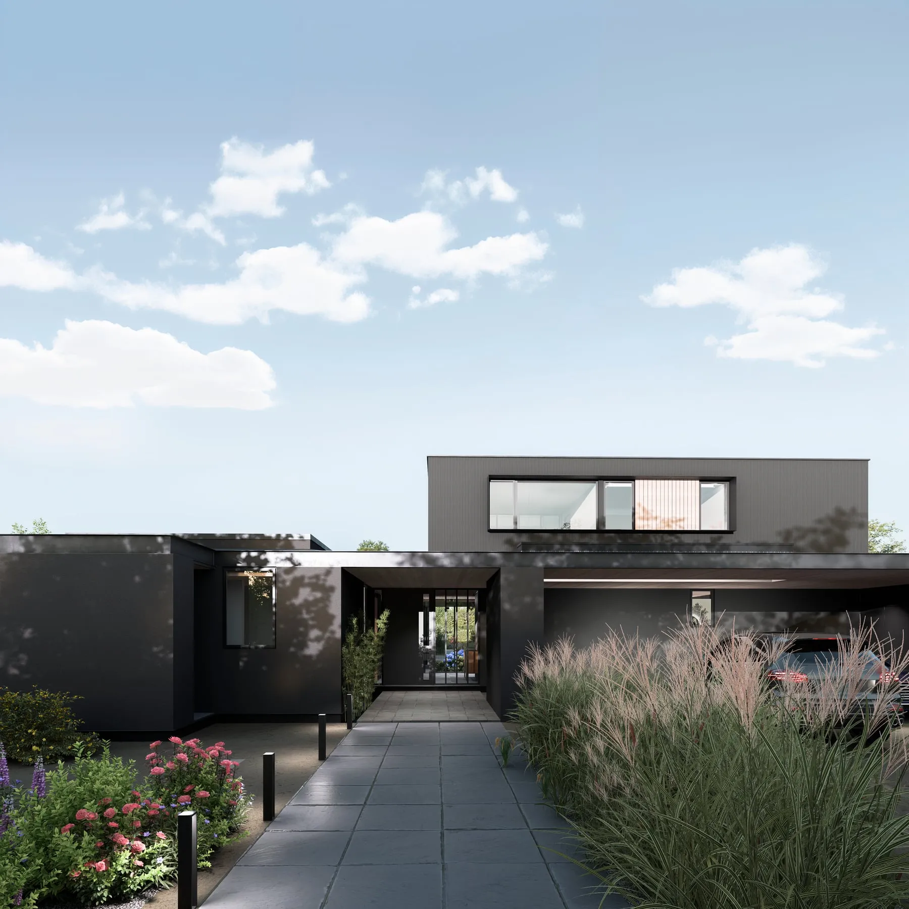 Render arquitectónico Casa Jl · Moreno·Sosa