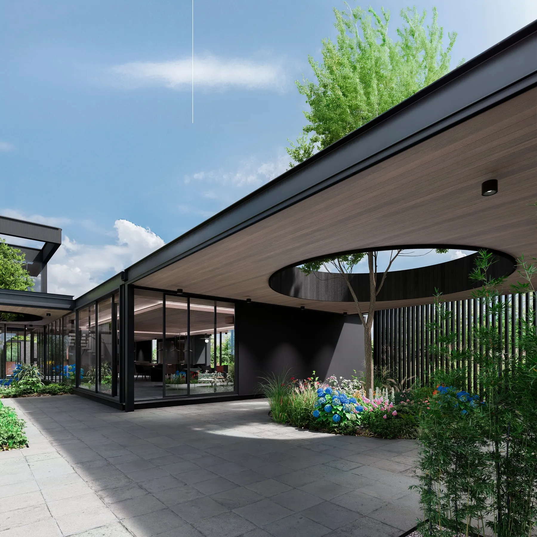 Render arquitectónico Casa Jl · Moreno·Sosa