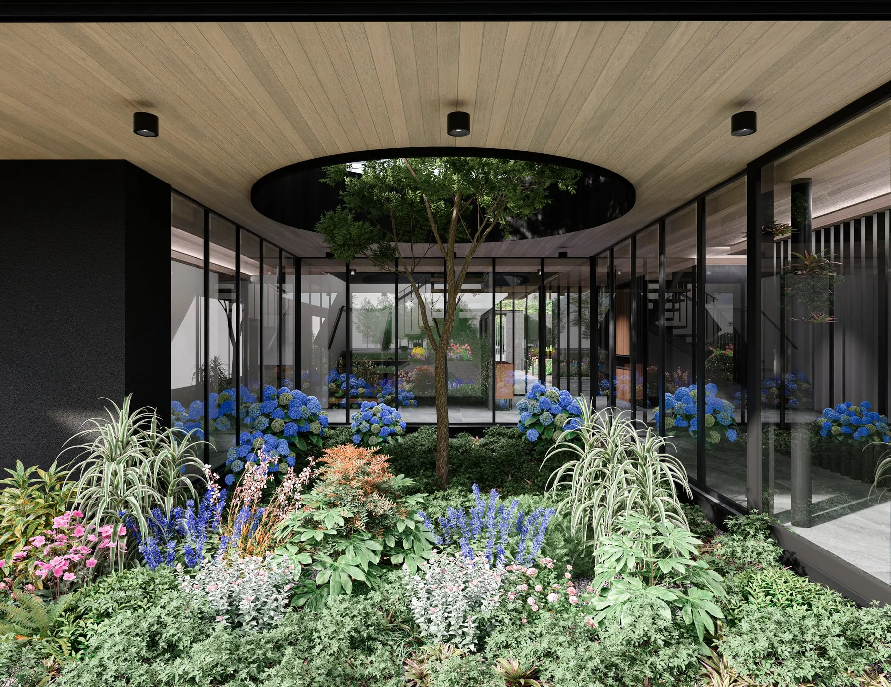 Render arquitectónico Casa Jl · Moreno·Sosa