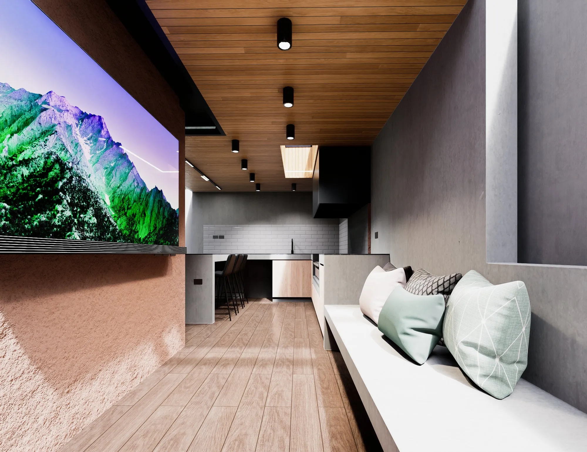 Render arquitectónico La Reina · Moreno·Sosa