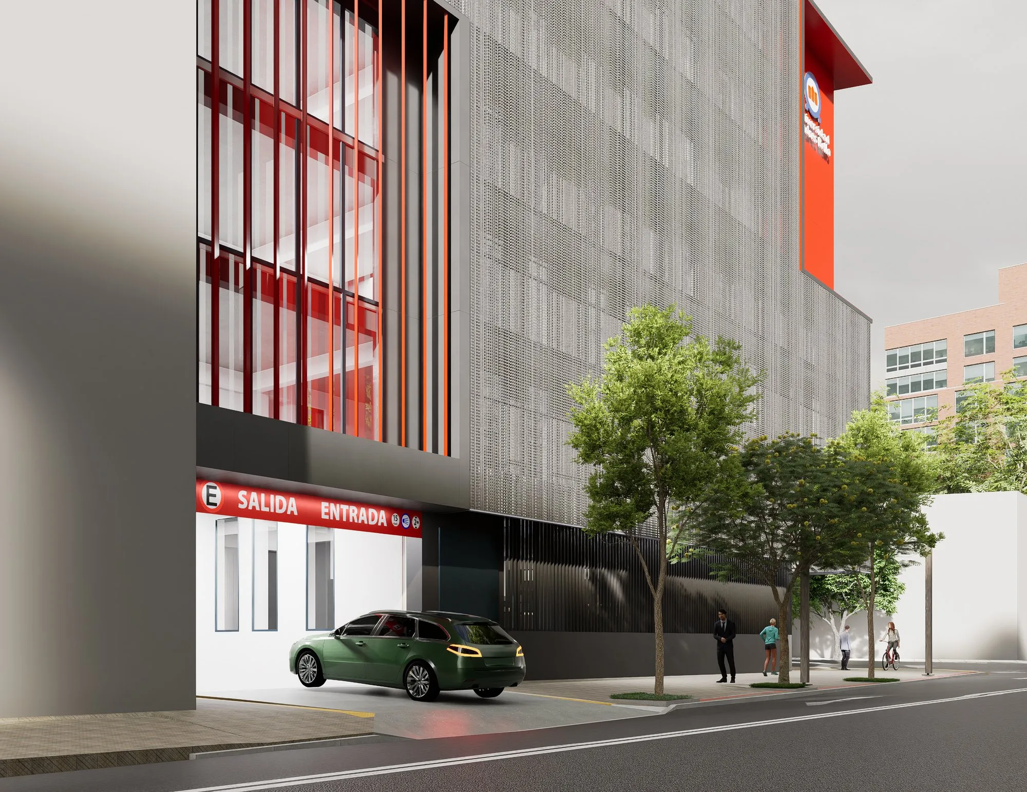 Render arquitectónico Echaurren · Moreno·Sosa