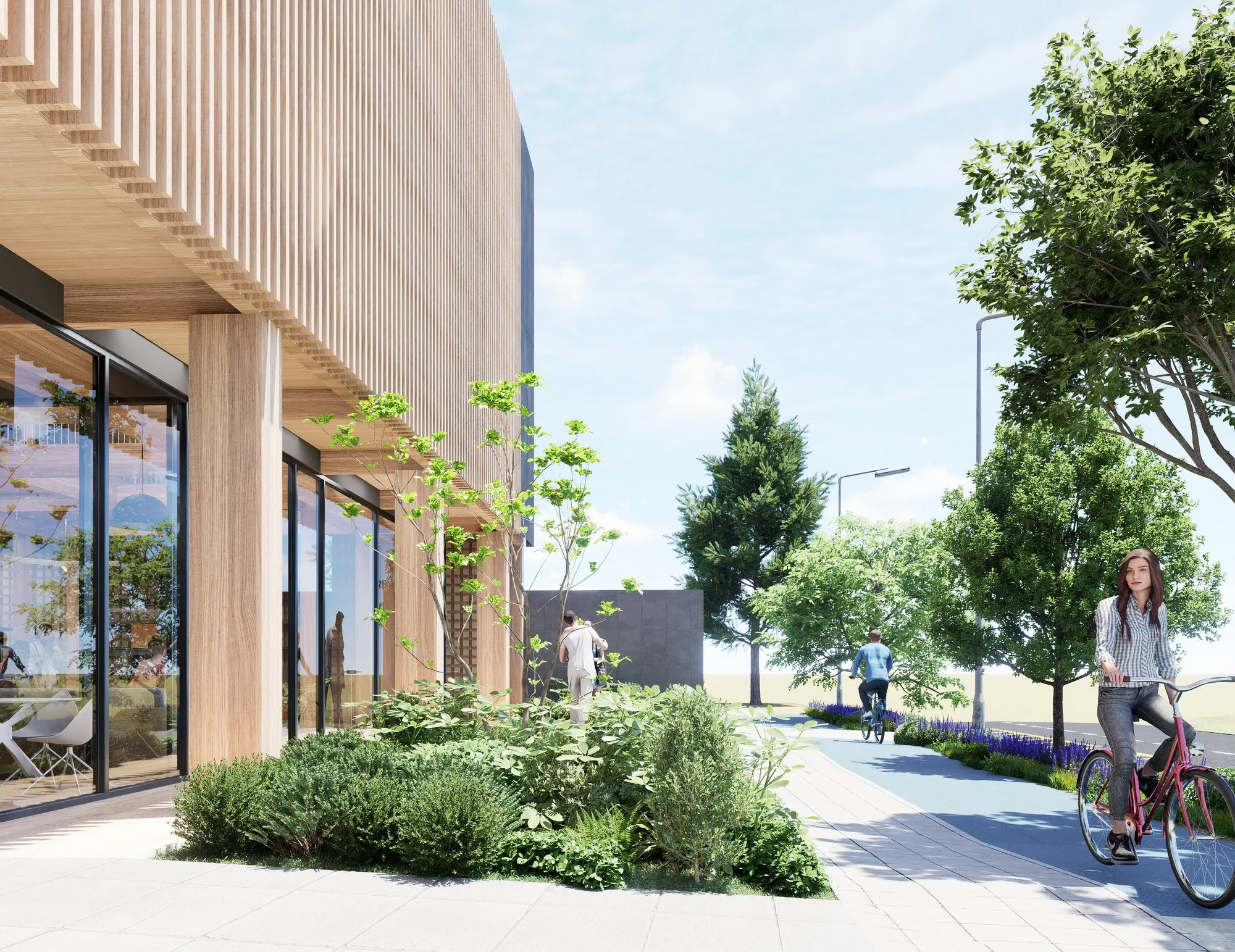 Render arquitectónico Unab Angeles · Moreno·Sosa
